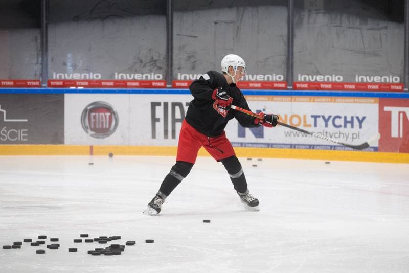 Ice Hockey. Poland U20. Training. 02.11.2020