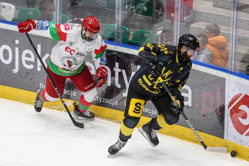 Ice Hockey. Tauron Hokej Liga. EC Bedzin Zaglebie Sosnowiec - GKS Katowice. 01.12.2024