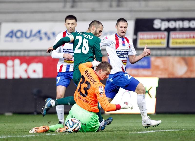 Football. PKO BP Ekstraklasa. Podbeskidzie Bielsko Biala - Slask Wroclaw. 21.12.2015