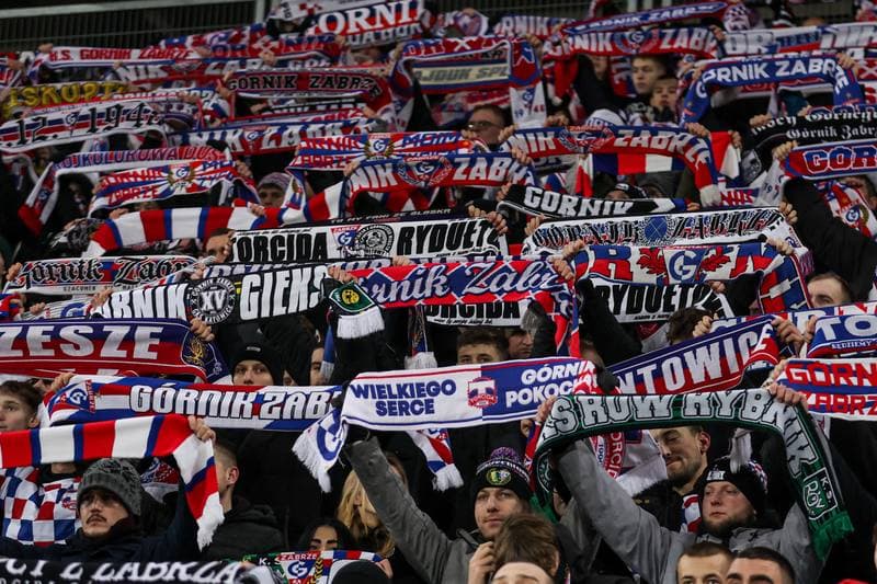 Football. PKO BP Ekstraklasa. Gornik Zabrze - Lech Poznan. 06.12.2024