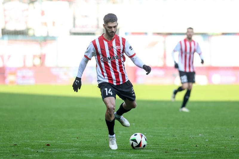 Football. PKO BP Ekstraklasa. Piast Gliwice - Cracovia Krakow. 08.12.2024