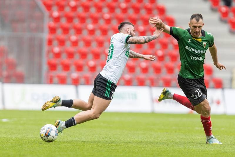 Football. Fortuna I Liga. GKS Tychy - Gornik Leczna. 29.04.2023
