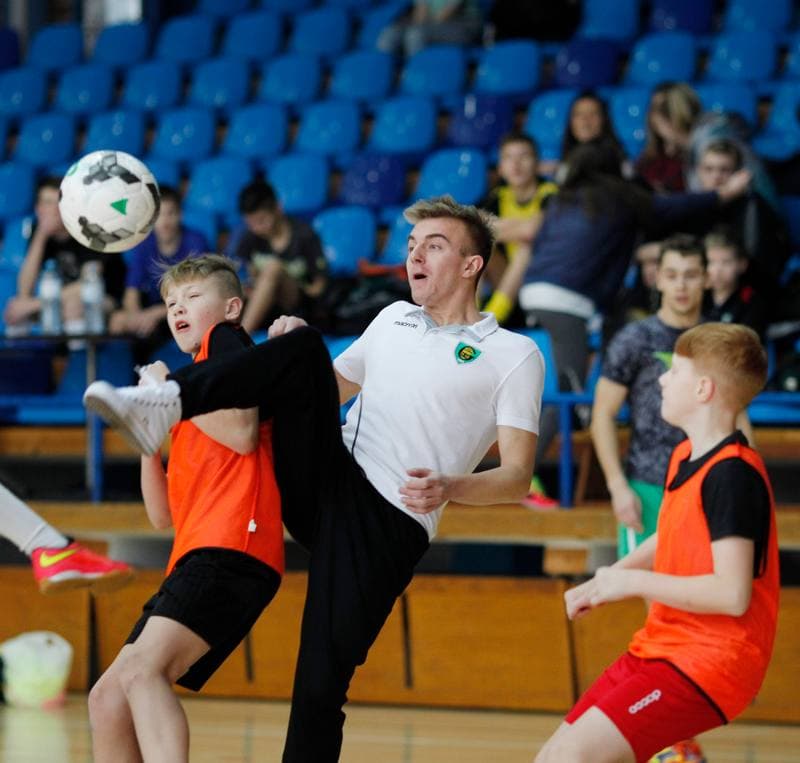 Football. GKS Katowice. Training. 05.02.2015