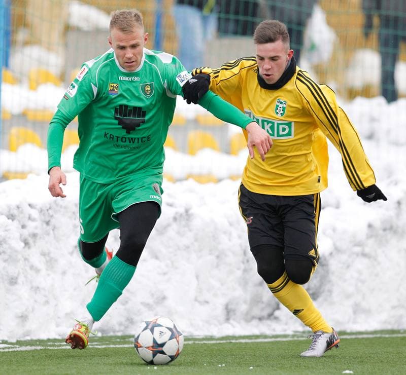 Football. Friendly Match. GKS Katowice - MFK Karvina. 06.02.2015