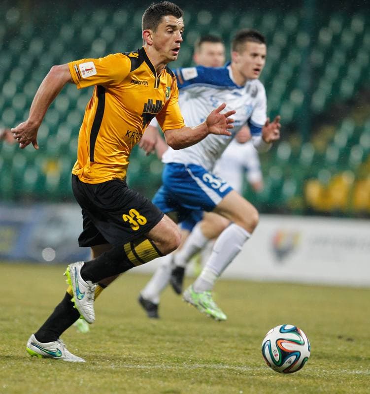 Football. I Liga. GKS Katowice - Flota Swinoujscie. 14.03.2015