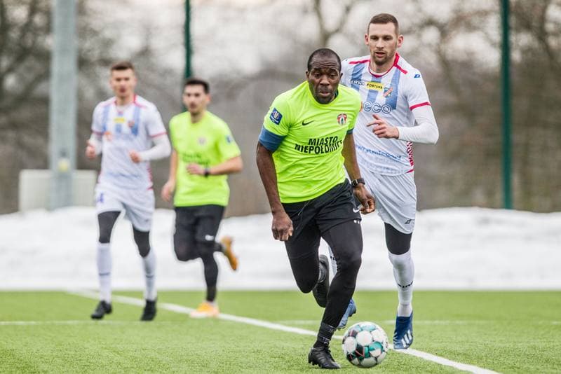 Football. Sparing. Odra Opole - Puszcza Niepolomice. 22.01.2021