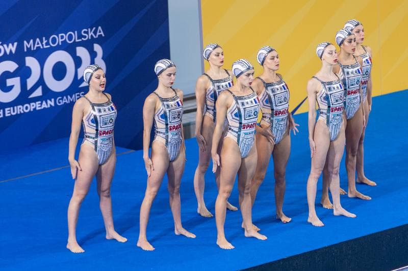 Artistic Swimming. European Games. Team Free Routine Combination. 23.06.2023