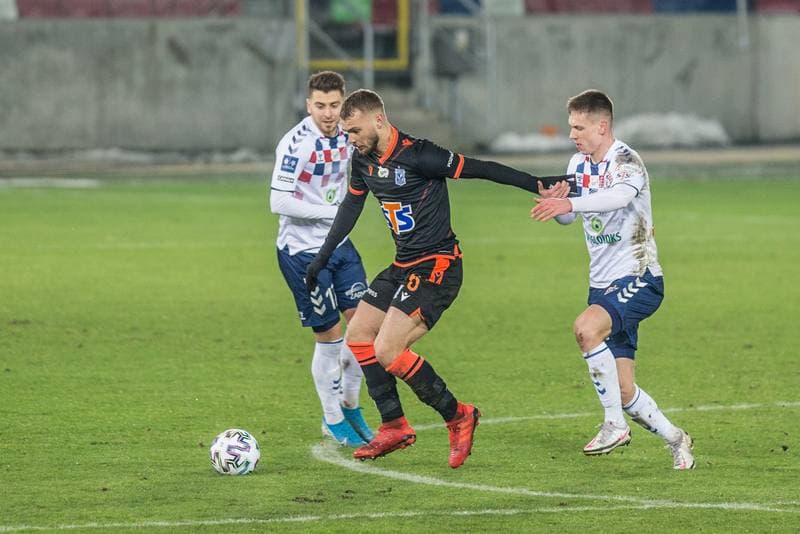 Football. PKO BP Ekstraklasa. Gornik Zabrze - Lech Poznan. 30.01.2021