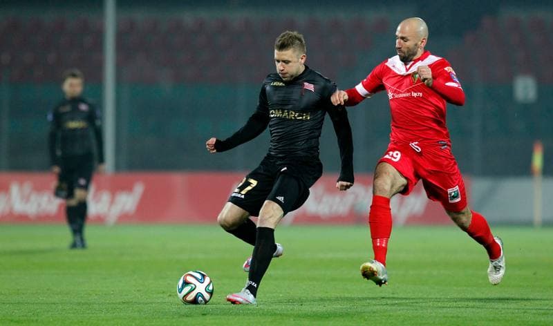Football. Polish Cup. Zaglebie Sosnowiec - Cracovia Krakow. 27.10.2015