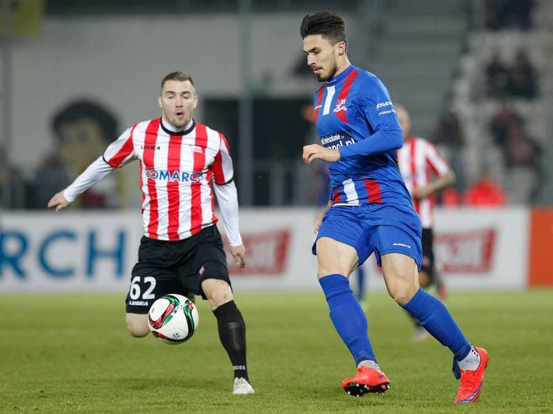 Football. PKO BP Ekstraklasa. Cracovia Krakow - Podbeskidzie Bielsko Biala. 02.12.2015