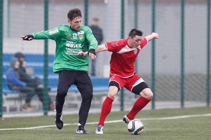 Football. I liga. Rozwoj Katowice - Polonia Bytom. 13.02.2016