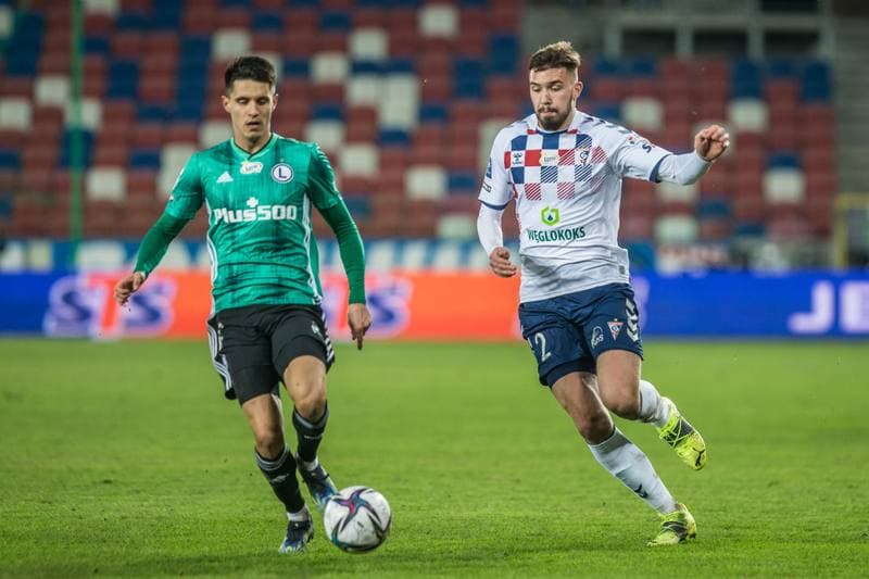 Football. PKO BP Ekstraklasa. Gornik Zabrze - Legia Warsaw. 27.02.2021