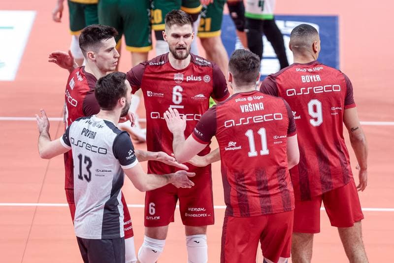 Volleyball. PlusLiga. Aluron CMC Warta Zawiercie - Asseco Resovia Rzeszow. 29.03.2025