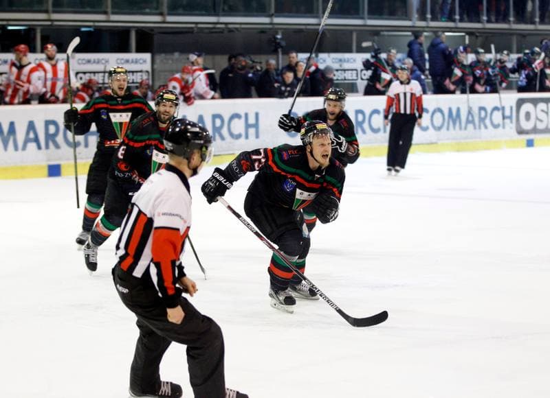 Ice Hockey. Polish Hockey League. Comarch Cracovia - GKS Tychy. 22.03.2016