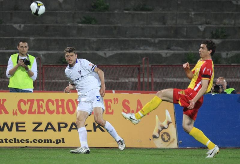 Football. I liga. Gornik Zabrze - Znicz Pruszkow. 24.04.2010