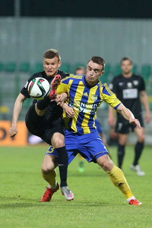 Football. I Liga. Rozwoj Katowice - Arka Gdynia. 06.05.2016