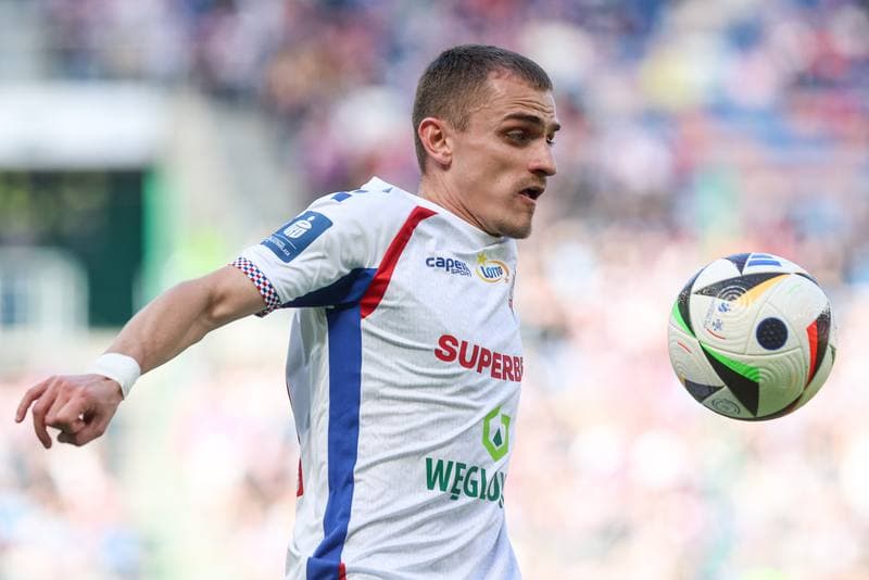 Football. PKO BP Ekstraklasa. Gornik Zabrze - Widzew Lodz. 27.04.2025