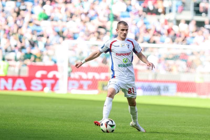 Football. PKO BP Ekstraklasa. Gornik Zabrze - Widzew Lodz. 27.04.2025