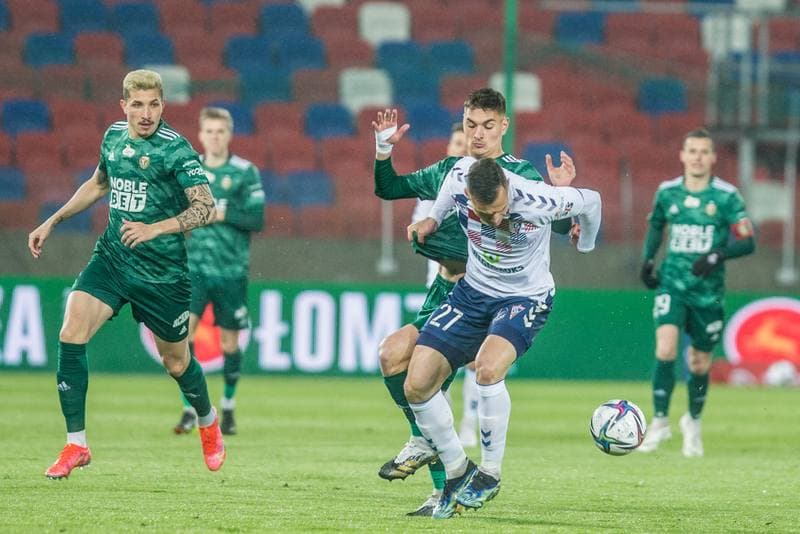 Football. PKO BP Ekstraklasa. Gornik Zabrze - Slask Wroclaw. 16.04.2021