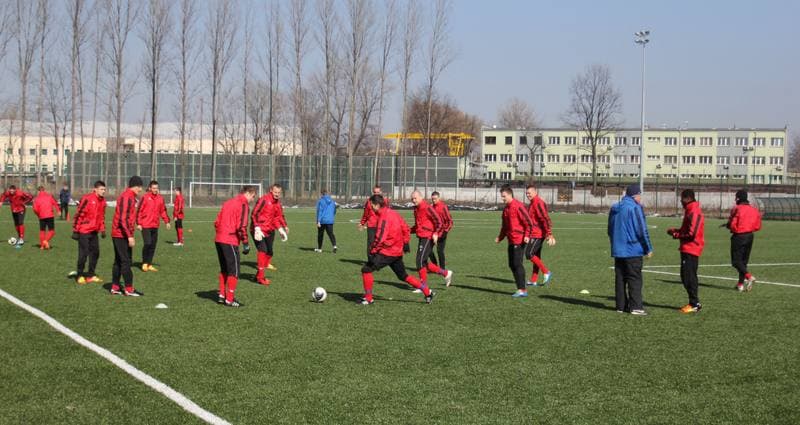 Football. Gornik Zabrze. Training. 05.07.2012