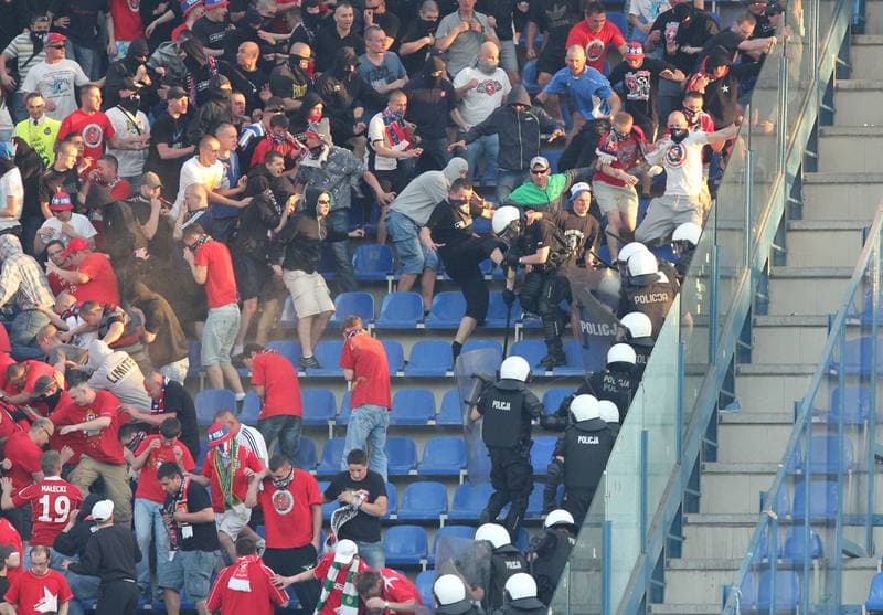 Football. T-Mobile Ekstraklasa. Wisla Krakow - Cracovia Krakow. 30.04.2012