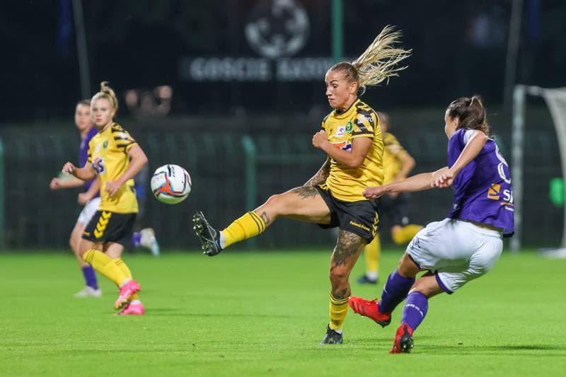 Football. UEFA Women's Champions League. GKS Katowice - RSC Anderlecht. 06.09.2023