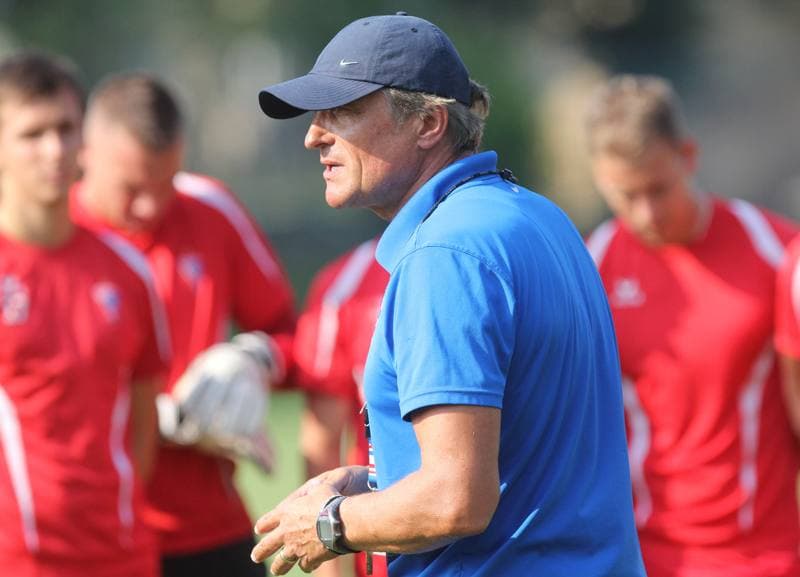 Football. Gornik Zabrze. Training. 05.07.2012