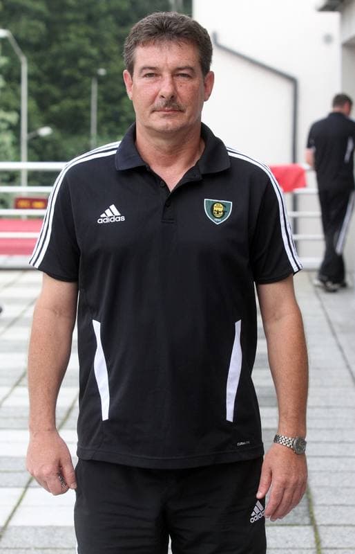 Football. GKS Katowice. Press Conference. 27.07.2012