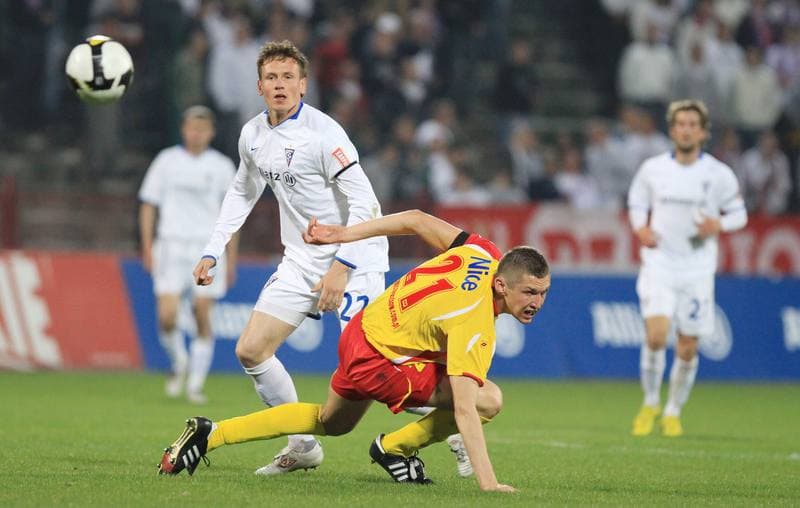 Football. I liga. Gornik Zabrze - Znicz Pruszkow. 24.04.2010