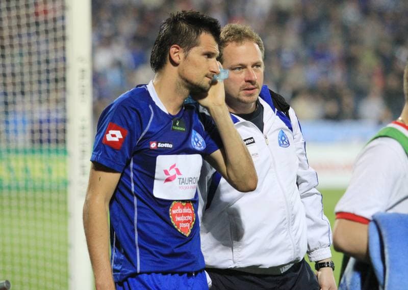 Football. T-Mobile Ekstraklasa. Ruch Chorzow - Widzew Lodz. 02.03.2013