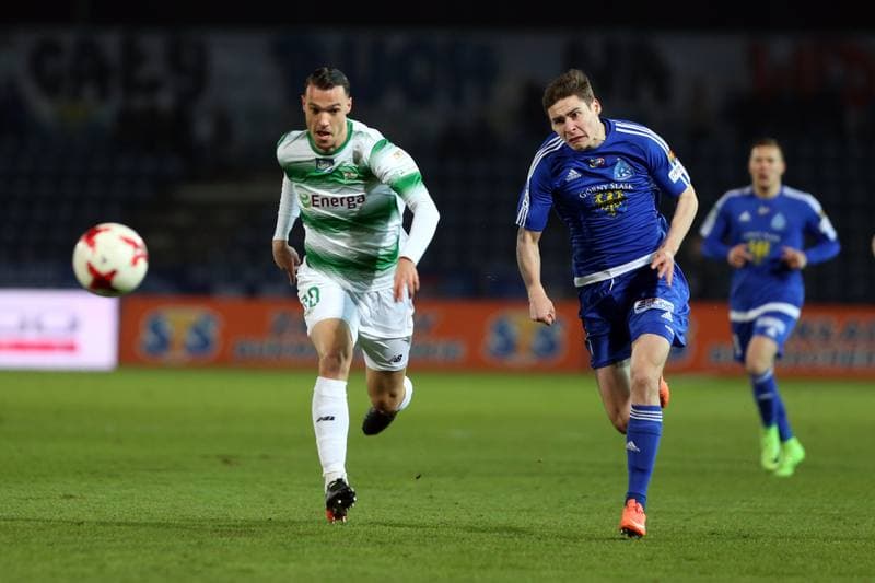 Football. Lotto Ekstraklasa. Ruch Chorzow - Lechia Gdansk. 11.03.2017