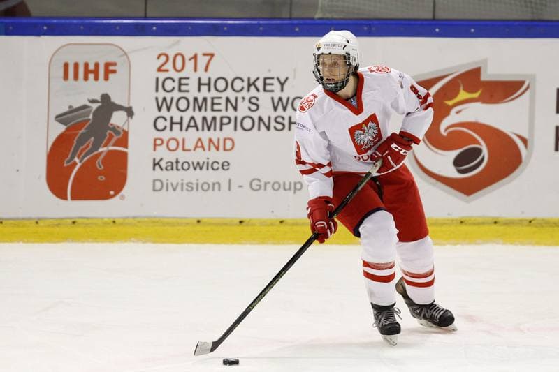 Ice Hockey. Women's World Championship. Poland - Italy. 11.04.2017