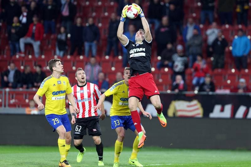 Football. Lotto Ekstraklasa. Cracovia Krakow - Arka Gdynia. 08.05.2017