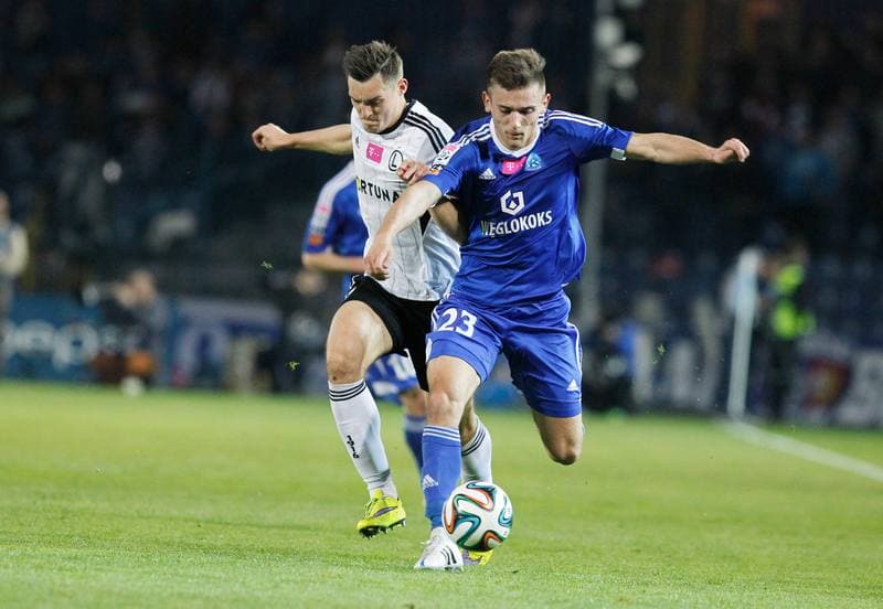 Football. T-Mobile Ekstraklasa. Ruch Chorzow - Legia Warsaw. 24.04.2015