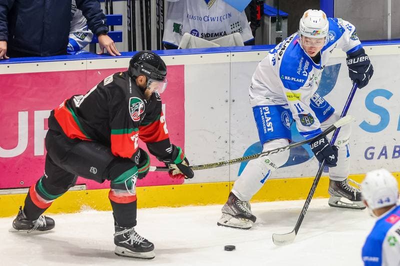 Ice Hockey. Tauron Hokej Liga. Re-Plast Unia Oswiecim - GKS Tychy. 20.10.2023