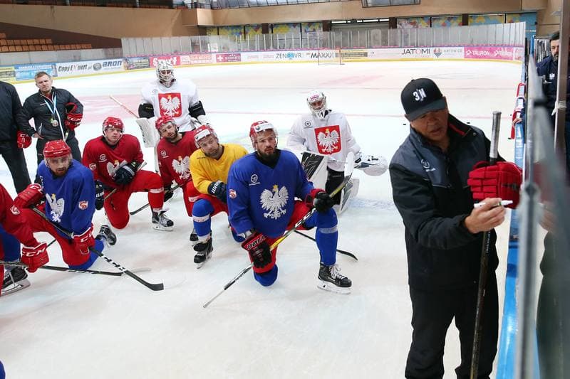 Ice Hockey. Poland national team. Training. 27.09.2017
