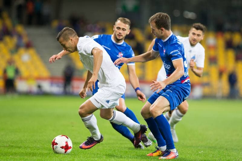 Football. Nice I Liga. Podbeskidzie Bielsko-Biala - Ruch Chorzow. 22.08.2017