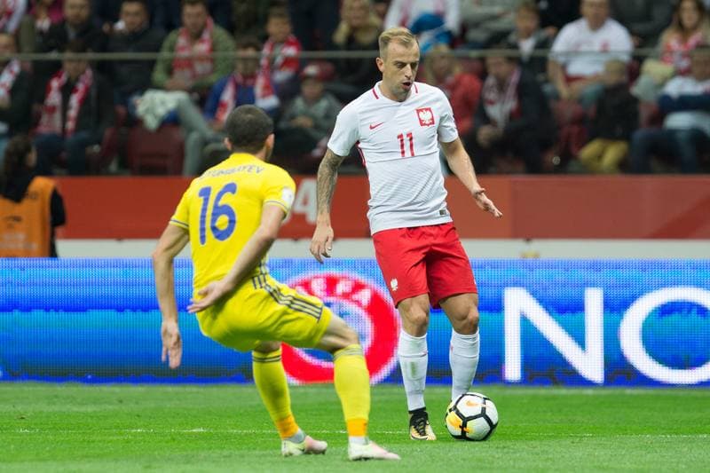 Football. FIFA World Cup Qualifiers. Poland - Kazakhstan. 04.09.2017