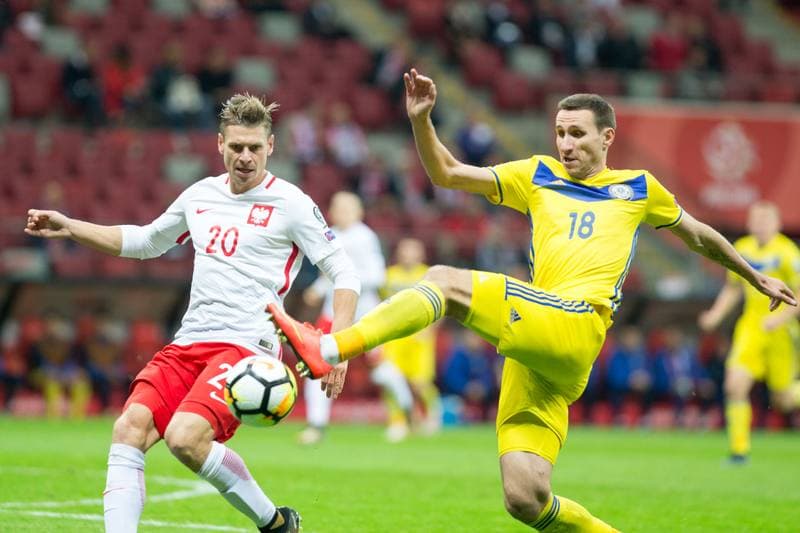 Football. FIFA World Cup Qualifiers. Poland - Kazakhstan. 04.09.2017