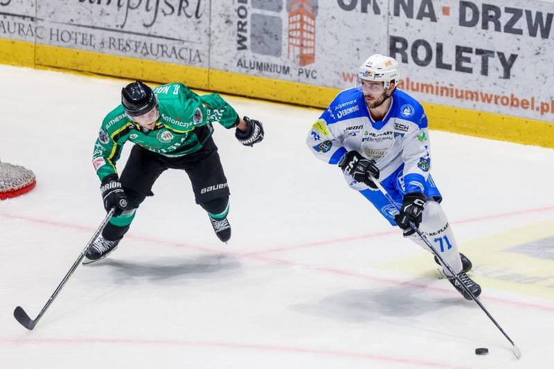 Ice Hockey. Tauron Hokej Liga. Re-Plast Unia Oswiecim - JKH GKS Jastrzebie. 29.10.2023
