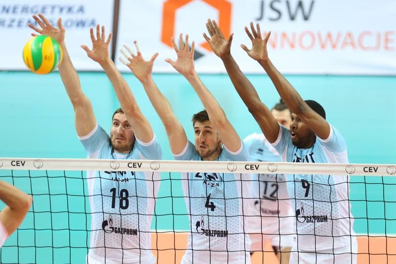 Volleyball. CEV Champions League. Jastrzebski Wegiel - Zenit Kazan. 31.01.2018