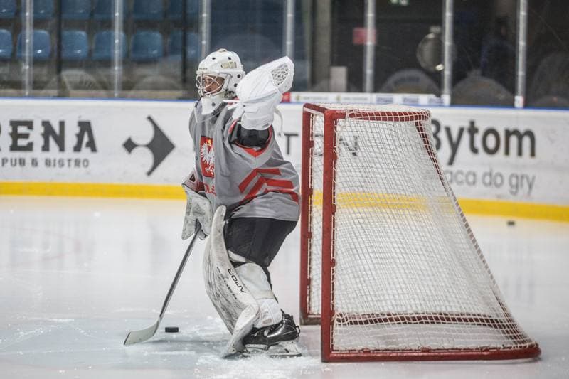 Ice Hockey. Poland national team. Training. 13.12.2021