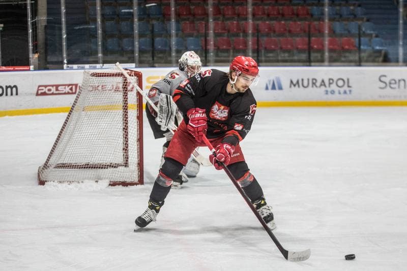 Ice Hockey. Poland national team. Training. 13.12.2021