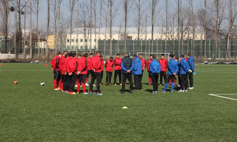 Football. Gornik Zabrze. Training. 05.07.2012