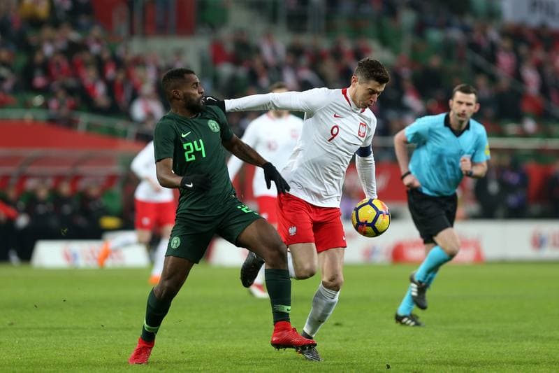 Football. International Friendly. Poland - Nigeria. 23.03.2018