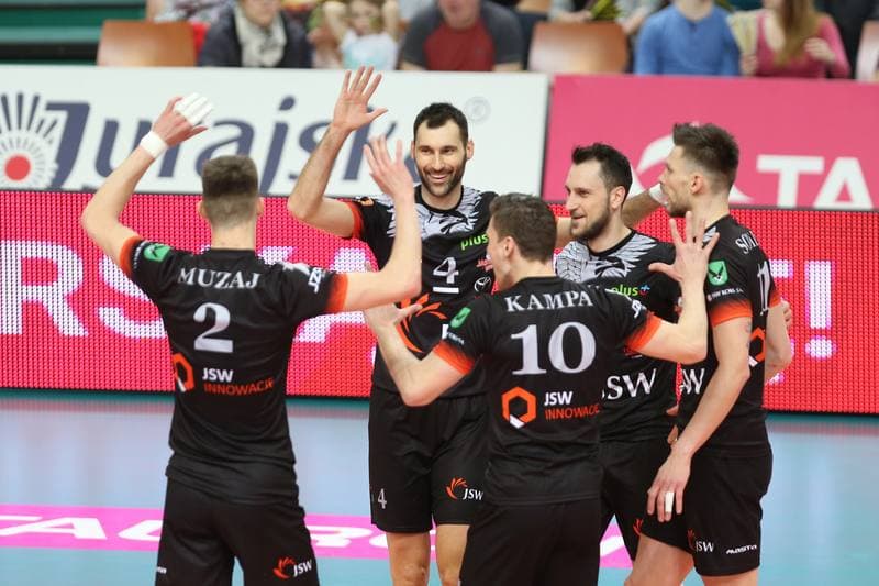 Volleyball. PlusLiga. GKS Katowice - Jastrzebski Wegiel. 25.03.2018