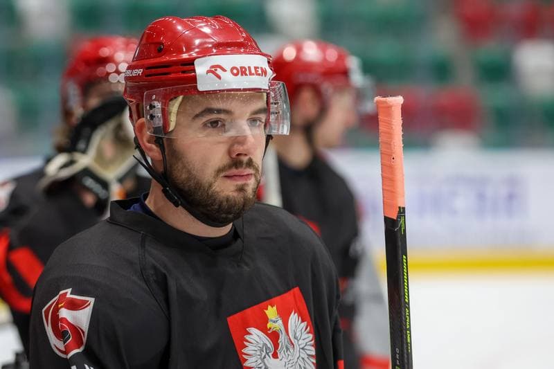 Ice Hockey. Poland national team. Training. 07.11.2023