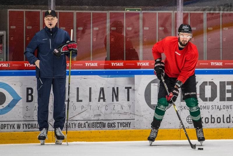 Ice Hockey. GKS Tychy. Training. 05.01.2022