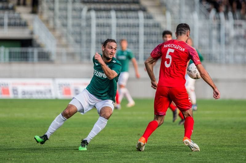 Football. UEFA Europa League. FK Jablonec - FC Pyunik Yerevan. 01.08.2019