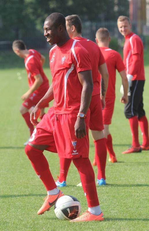 Football. Gornik Zabrze. Training. 05.07.2012